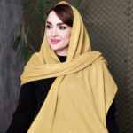 شال بافت ساده رنگی - مانتو پاتریس رشت