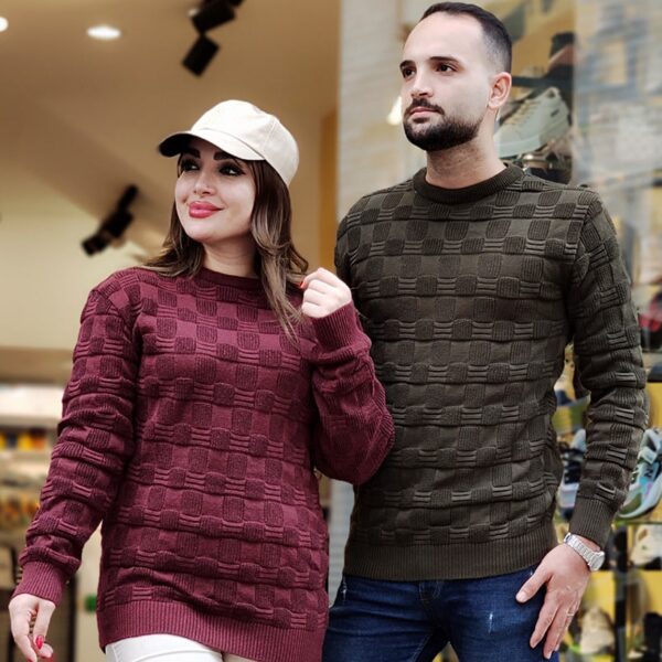 بلوز بافت مربعی - مانتو پاتریس رشت