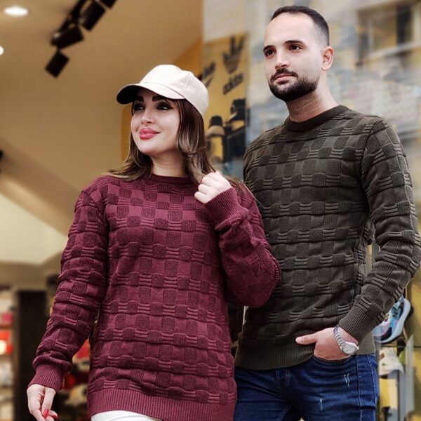 بلوز بافت مربعی - مانتو پاتریس رشت