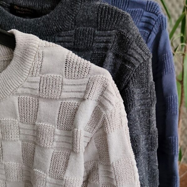 بلوز بافت مربعی - مانتو پاتریس رشت