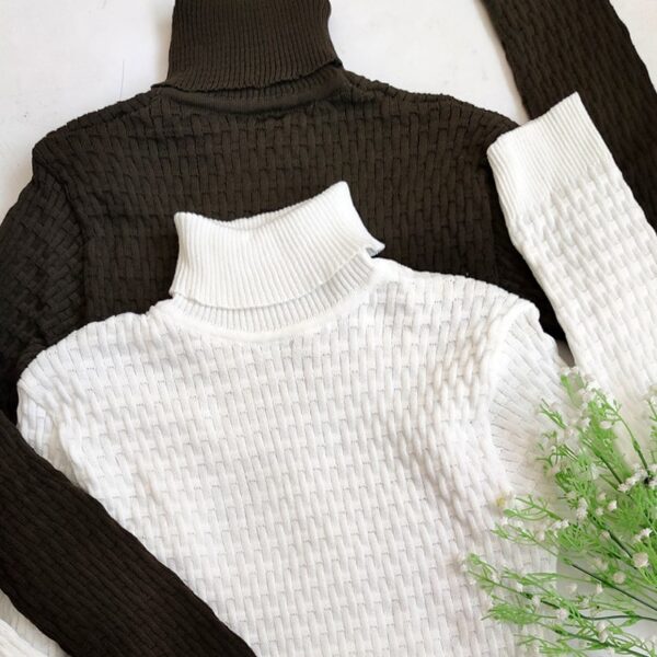 تونیک بافت یقه اسکی - مانتو پاتریس رشت