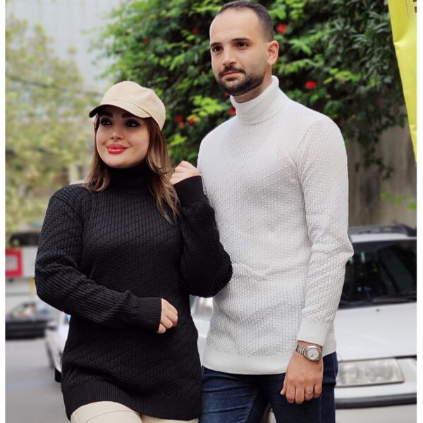 بلوز بافت یقه اسکی - مانتو پاتریس رشت