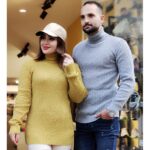 بلوز بافت یقه اسکی - مانتو پاتریس رشت