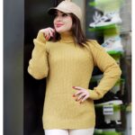 بلوز بافت یقه اسکی - مانتو پاتریس رشت