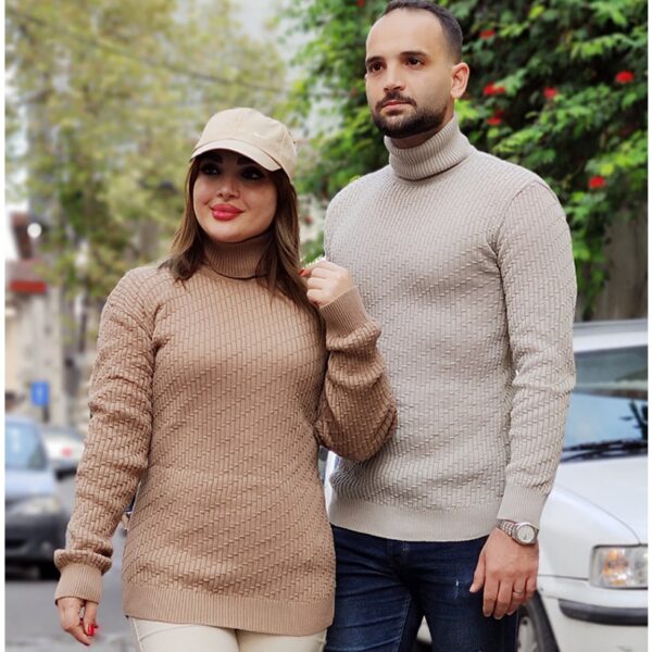 بلوز بافت یقه اسکی - مانتو پاتریس رشت