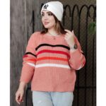 بلوز بافت کیمونو راه راه - مانتو پاتریس رشت