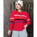 بلوز بافت کیمونو راه راه - مانتو پاتریس رشت