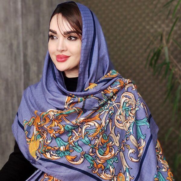 شال طرح گل شیپوری - مانتو پاتریس رشت