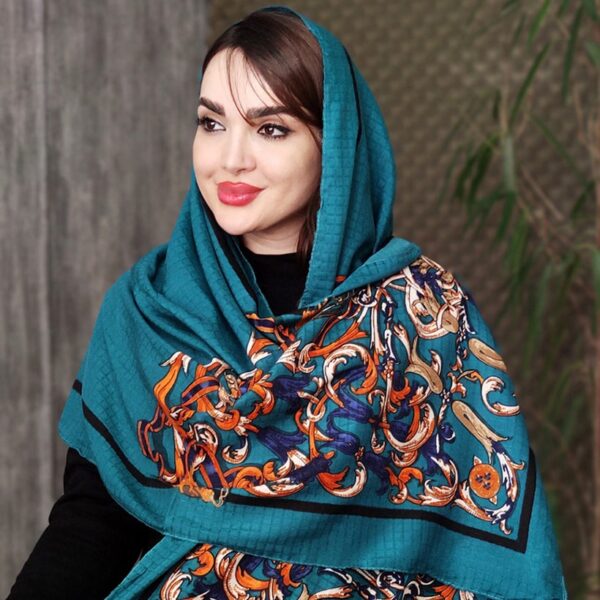 شال طرح گل شیپوری - مانتو پاتریس رشت