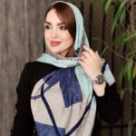 روسری دست دوز طرحدار - مانتو پاتریس رشت