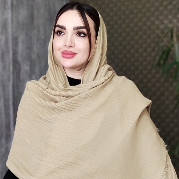 شال پلیسه رنگی - مانتو پاتریس رشت