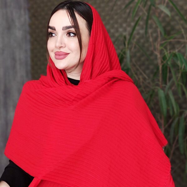 شال پلیسه رنگی - مانتو پاتریس رشت