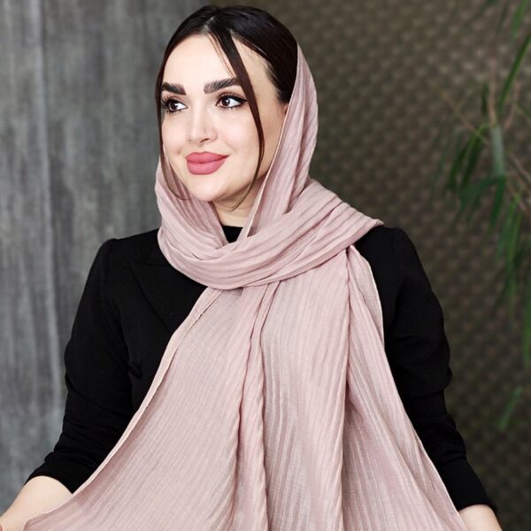 شال پلیسه رنگی - مانتو پاتریس رشت