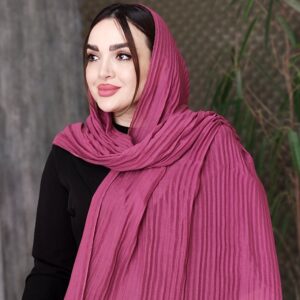 شال پلیسه رنگی - مانتو پاتریس رشت