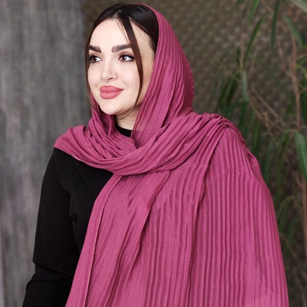 شال پلیسه رنگی - مانتو پاتریس رشت