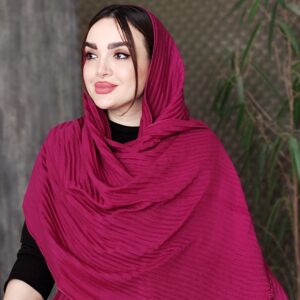 شال پلیسه رنگی - مانتو پاتریس رشت