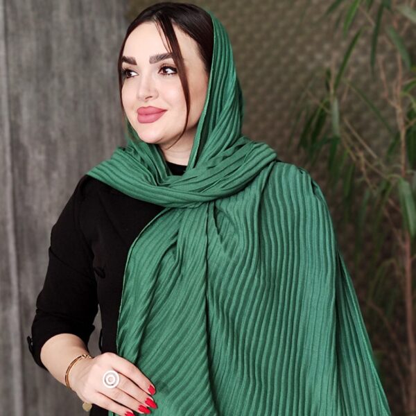 شال پلیسه رنگی - مانتو پاتریس رشت