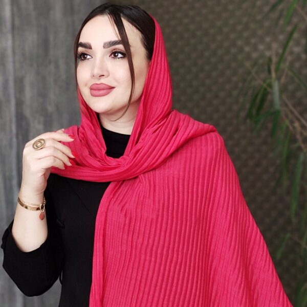 شال پلیسه رنگی - مانتو پاتریس رشت