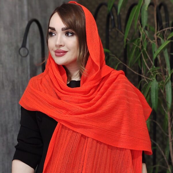 شال بافت رنگی - مانتو پاتریس رشت