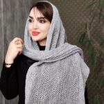 شال بافت رنگی - مانتو پاتریس رشت