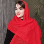 شال بافت رنگی - مانتو پاتریس رشت