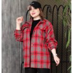 مانتو چهارخونه مچ کشی پاییزه - مانتو پاتریس رشت