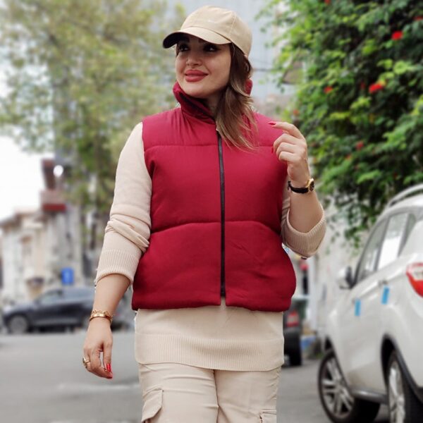 پافر کوتاه رنگی - مانتو پاتریس رشت