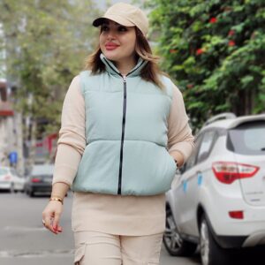 پافر کوتاه رنگی - مانتو پاتریس رشت