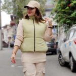 پافر کوتاه رنگی - مانتو پاتریس رشت
