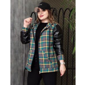 سویشرت استین چرم