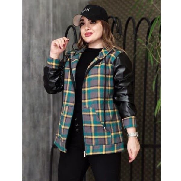 36600314-min سویشرت استین چرم