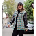 سویشرت استین چرم