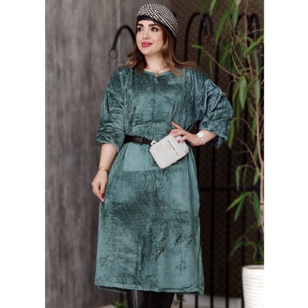 مانتو تدی بلند جیب دار -مانتو پاتریس رشت