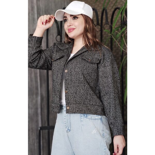 کت پشمی طرحدار - مانتو پاتریس رشت