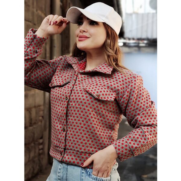 کت پشمی طرحدار - مانتو پاتریس رشت