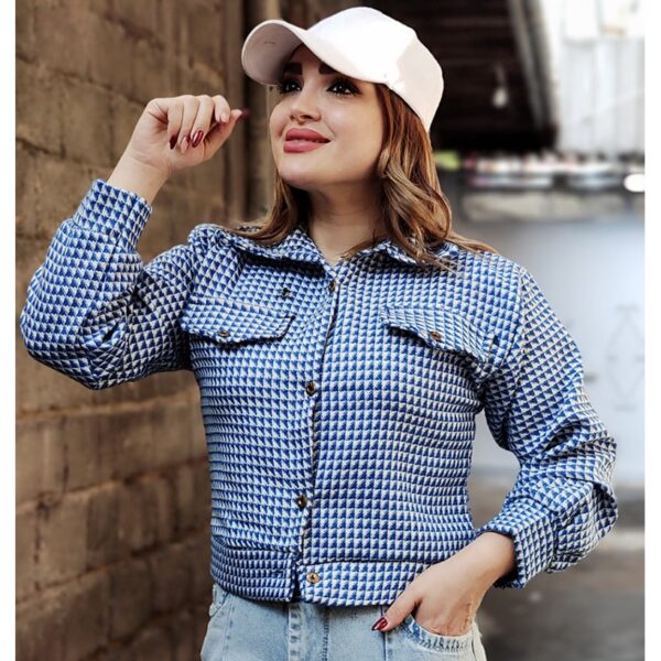 کت پشمی طرحدار - مانتو پاتریس رشت