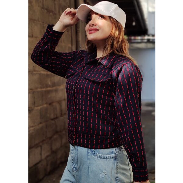 کت پشمی طرحدار - مانتو پاتریس رشت