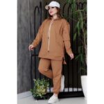 ست هودی شلوار بغل جیب