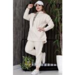 ست هودی شلوار بغل جیب