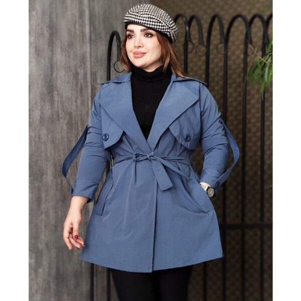 بارانی شنل دار کوتاه - مانتو پاتریس رشت