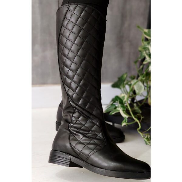 بوت بلند شنل دوزی - مانتو پاتریس رشت