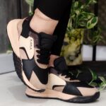 کتونی زارا مشکی کرم - مانتو پاتریس رشت