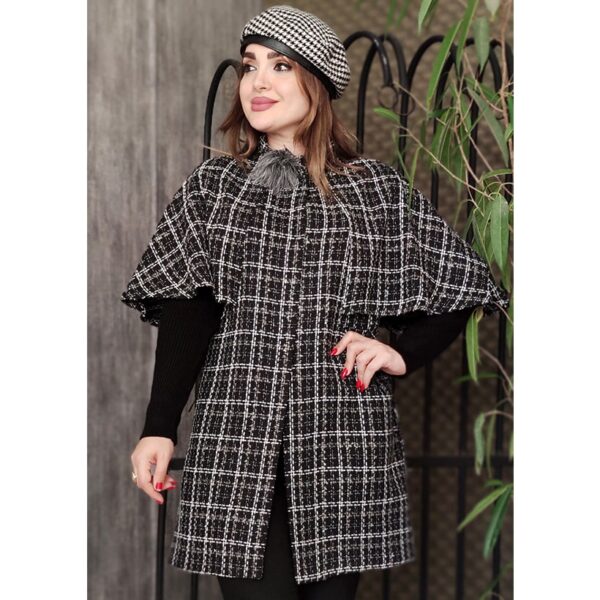 3710083-1-min پالتو شانل آستین بافت شنل دار - مانتو پاتریس رشت