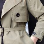 بارانی کمرکش کتان زارا - مانتو پاتریس رشت