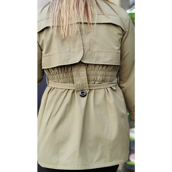 بارانی کمرکش کتان زارا - مانتو پاتریس رشت