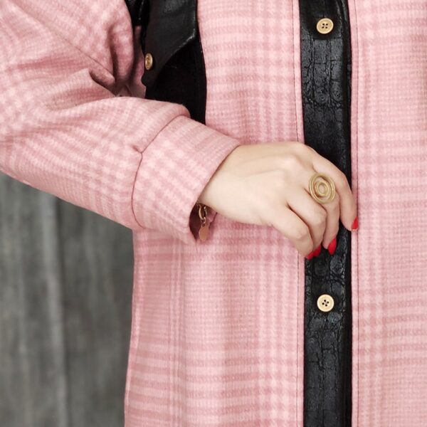 شکت یقه چرم