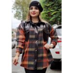 شکت یقه چرم - مانتو پاتریس رشت