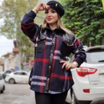 شکت یقه چرم - مانتو پاتریس رشت