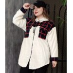 تدی ترکیبی چهارخونه - مانتو پاتریس رشت