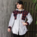 تدی ترکیبی چهارخونه - مانتو پاتریس رشت